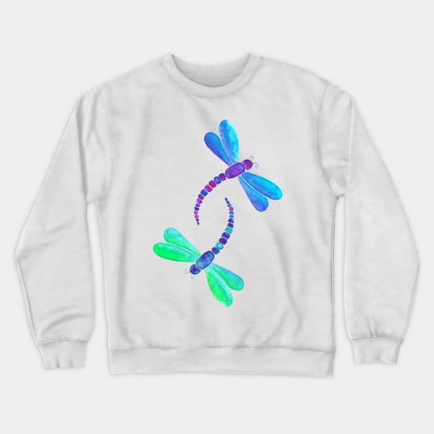 Dragonfly duo Crewneck Sweatshirt by Home Cyn Home 